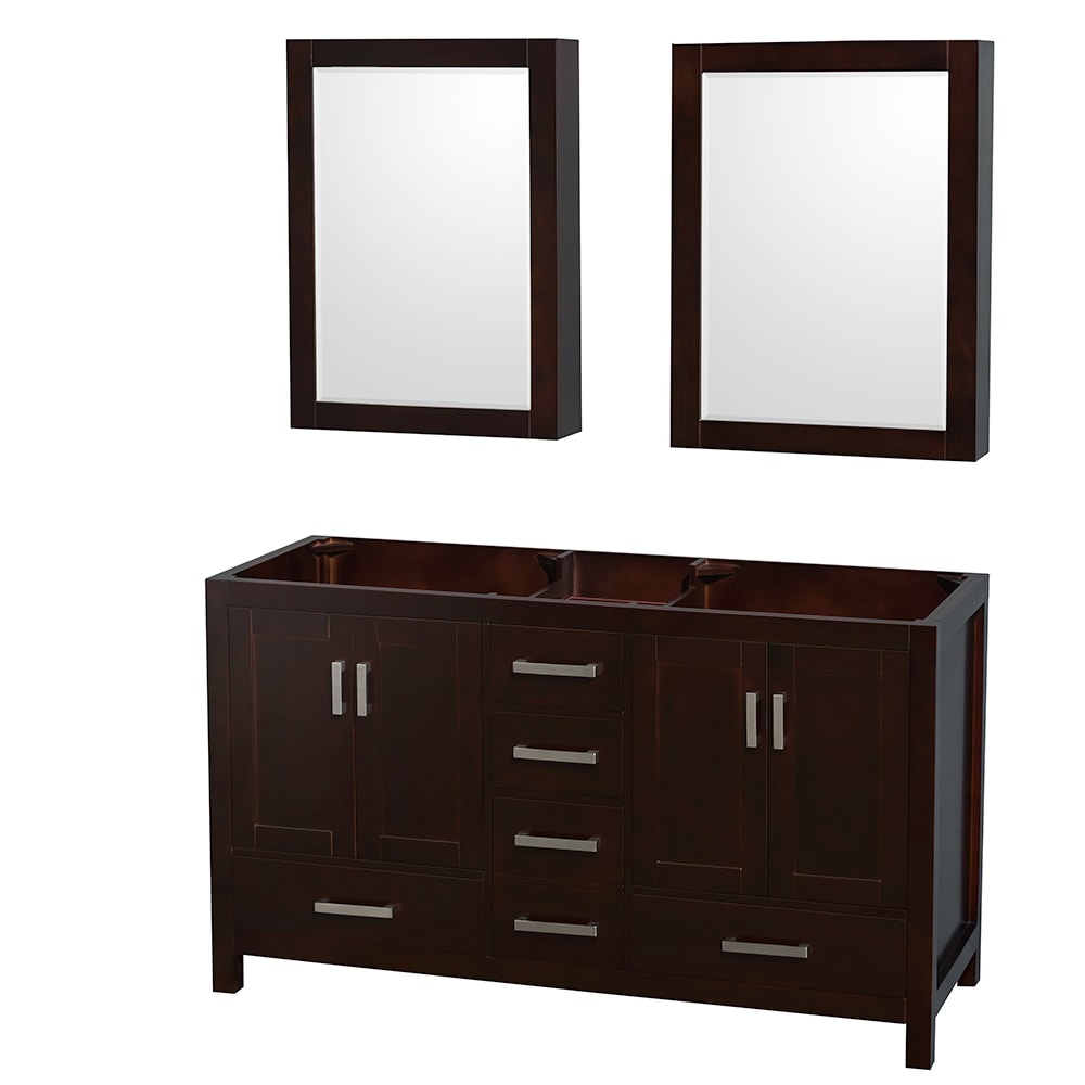 Sheffield Bathroom Vanity Cabinet 60 inch Double Sink