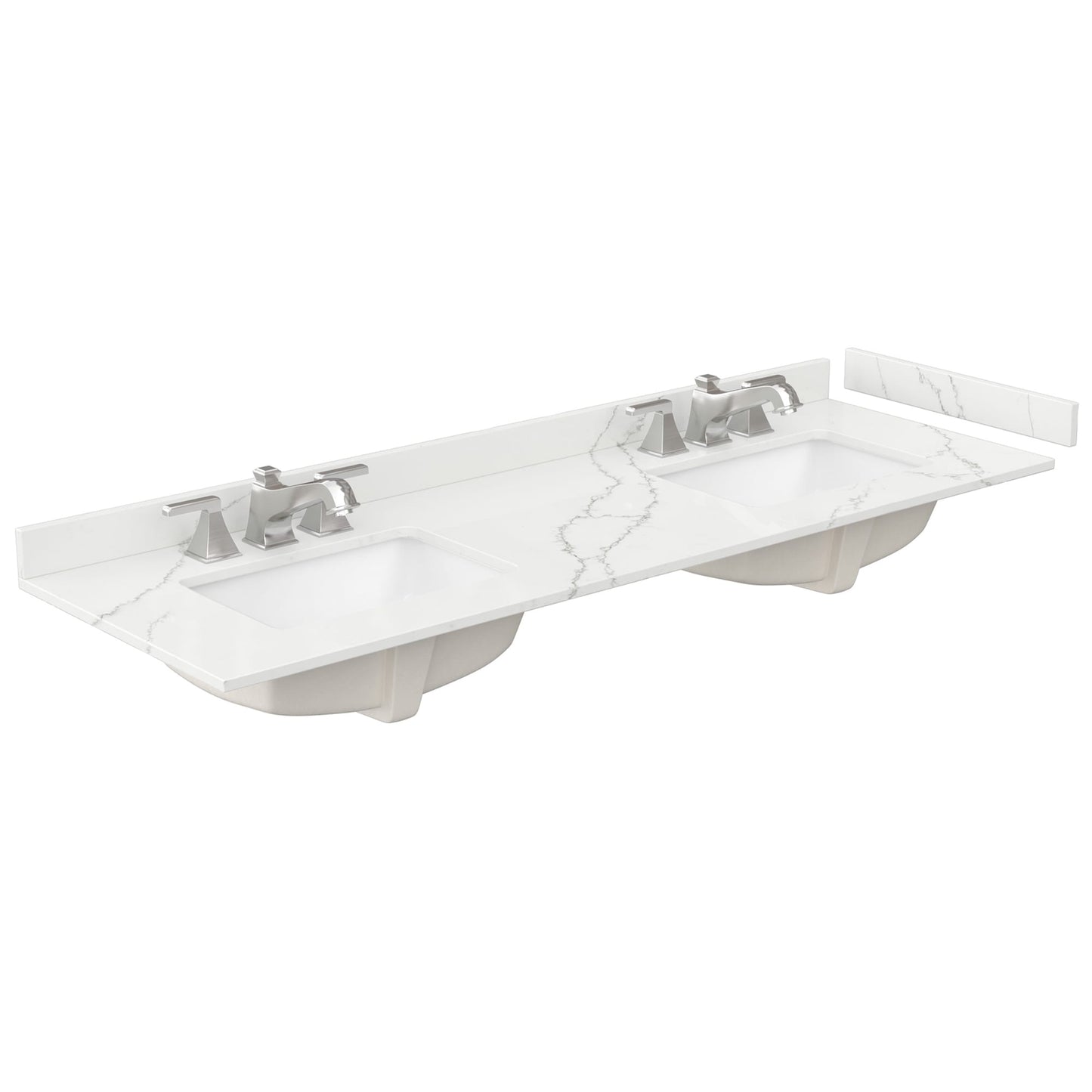 Countertop with Undermount Sink 66 inch 3-hole
