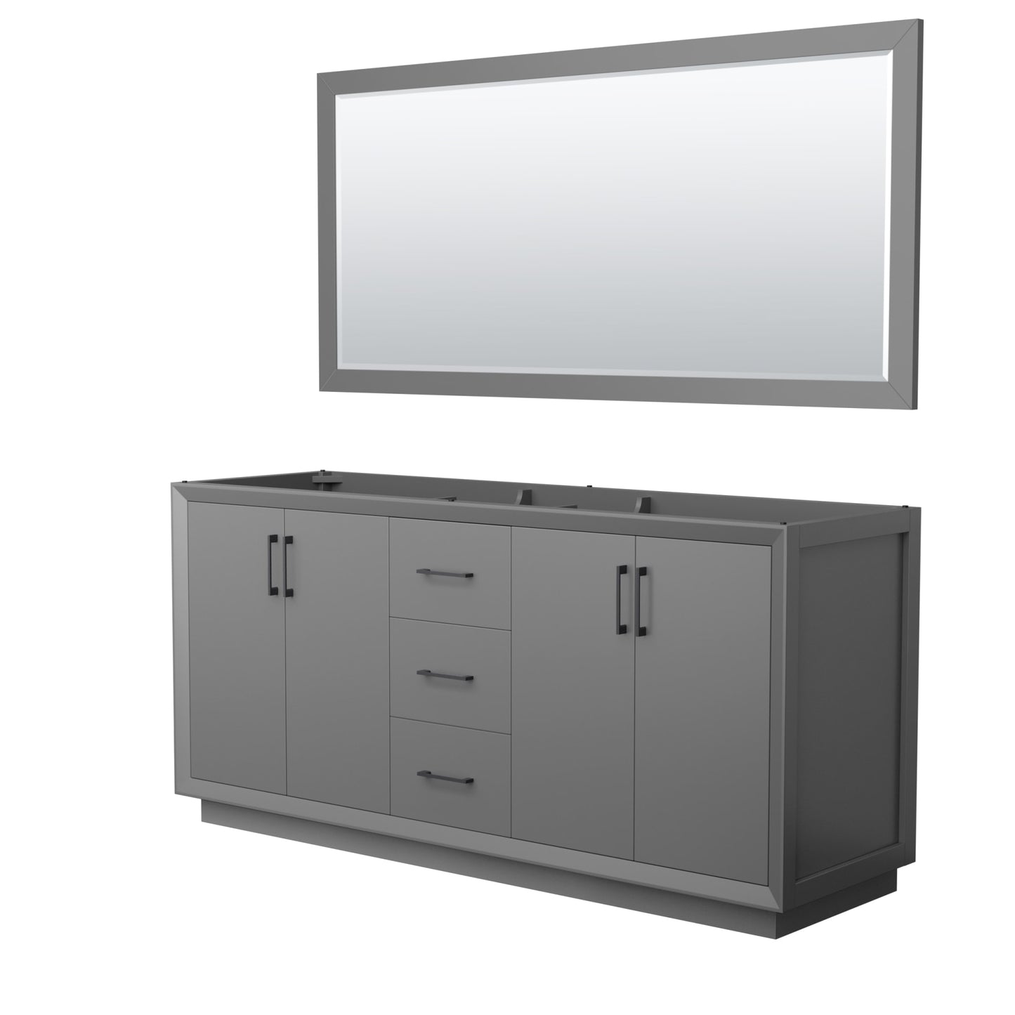 Strada Bathroom Vanity Cabinet 72 inch Double Sink