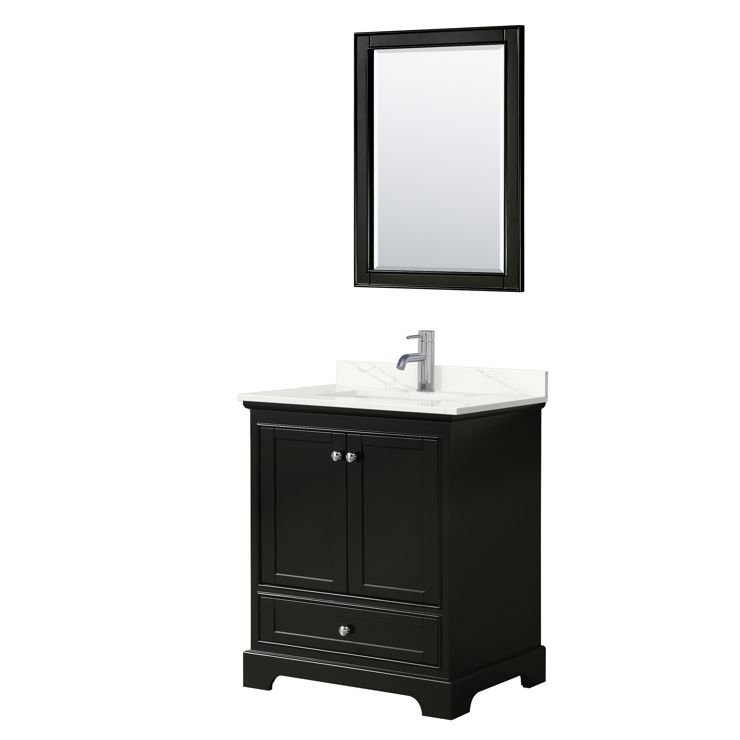 Deborah 30" Single Bathroom Vanity in Dark Espresso WC-2020-30-SGL-VAN-DES