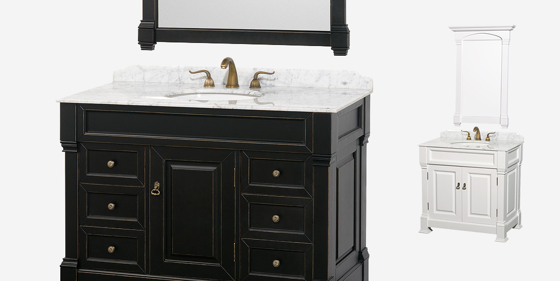 Wyndham Collection Sheffield Bathroom Vanity Without Top