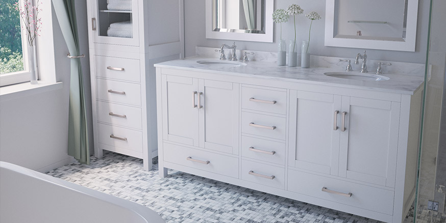 Wyndham Collection Sheffield Bathroom Vanity Without Top