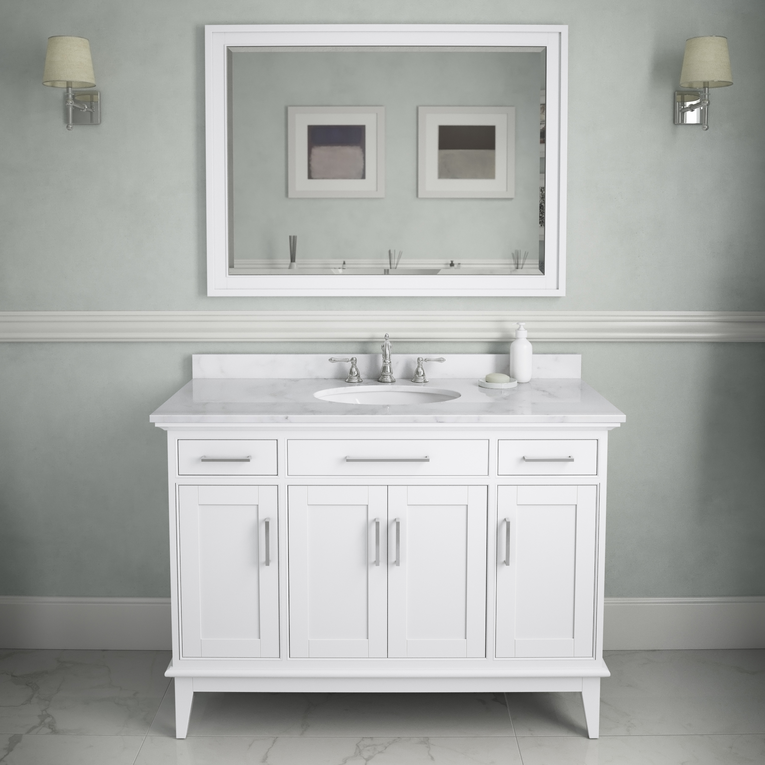 Margate 48 Single Bathroom Vanity, 48 X 18 Bathroom Vanity