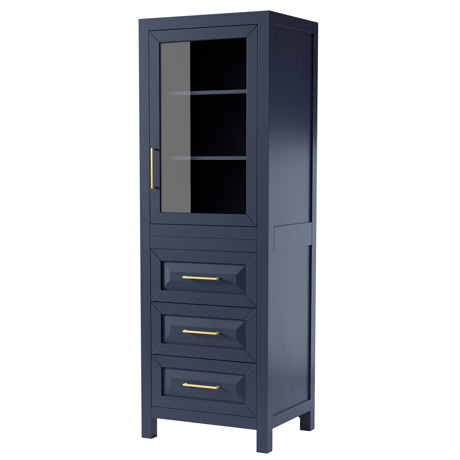 Daria Linen Tower - Dark Blue | Beautiful bathroom furniture
