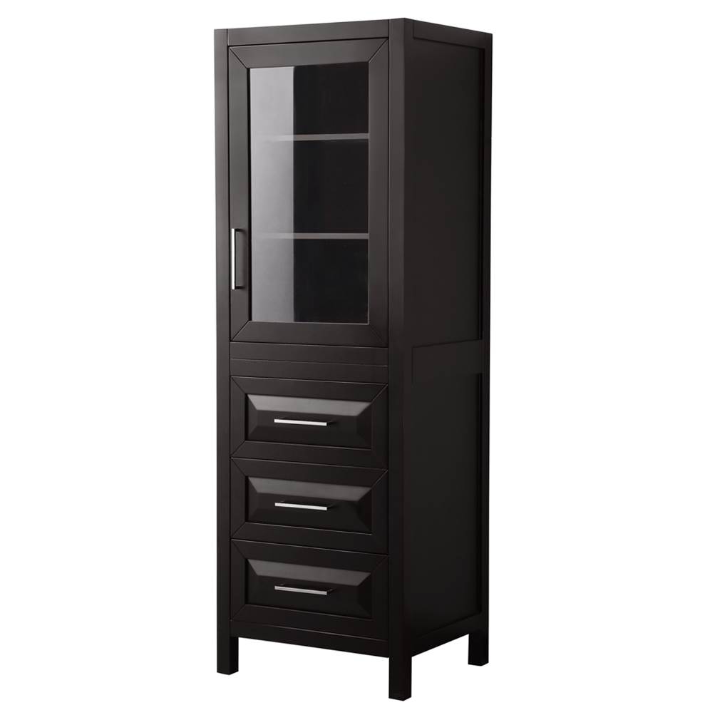 Daria 24 in. W x 71-1/4 in. H x 20 in. D Bathroom Linen Storage Tower Cabinet in Dark Espresso Daria 24 in. W x 71-1/4 in. H x 20 in. D Bathroom Linen Storage Tower Cabinet in Dark Espresso