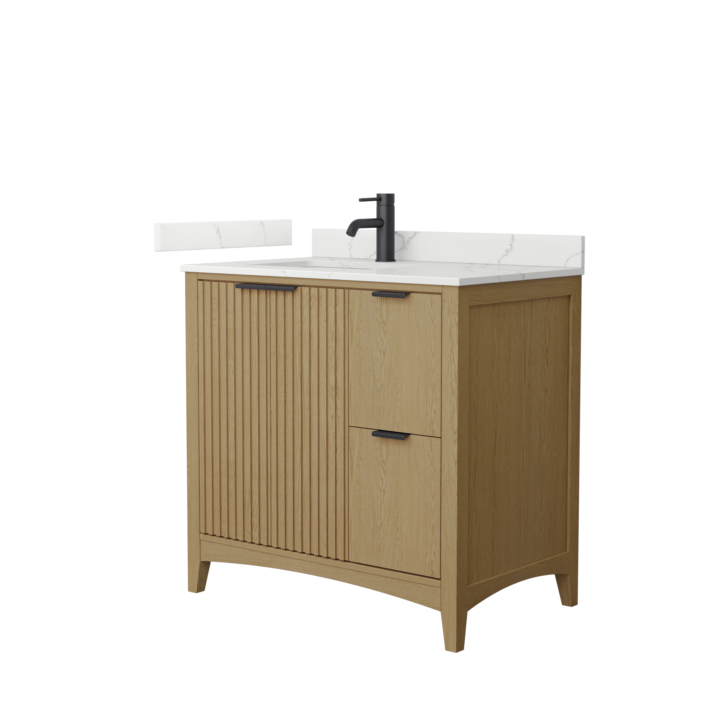 Palmilla 36" Single Vanity - Natural Oak WC-9191-36-SGL-VAN-NAO