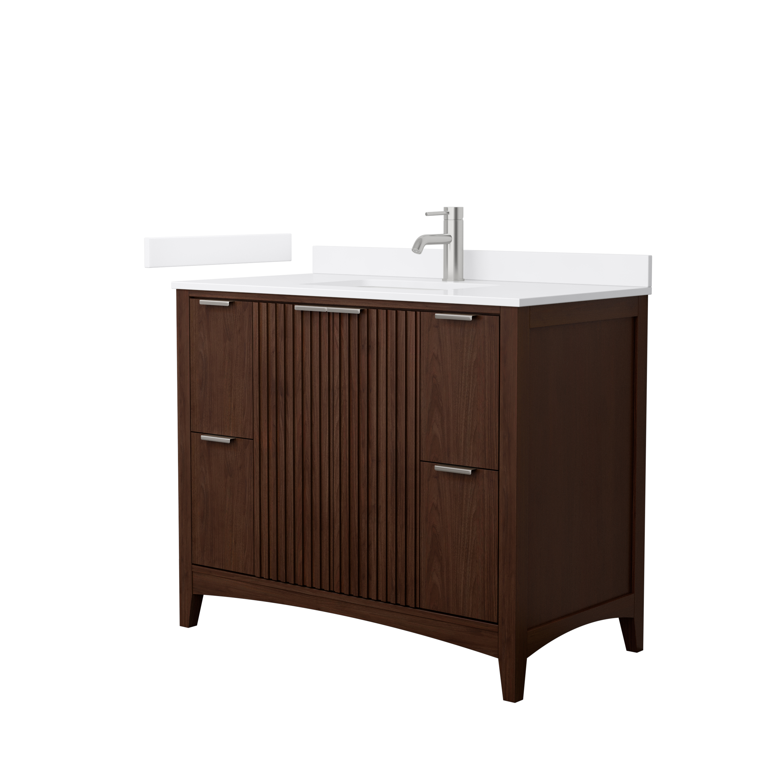 Palmilla 42" Single Vanity - Dark Walnut WC-9191-42-SGL-VAN-DWT