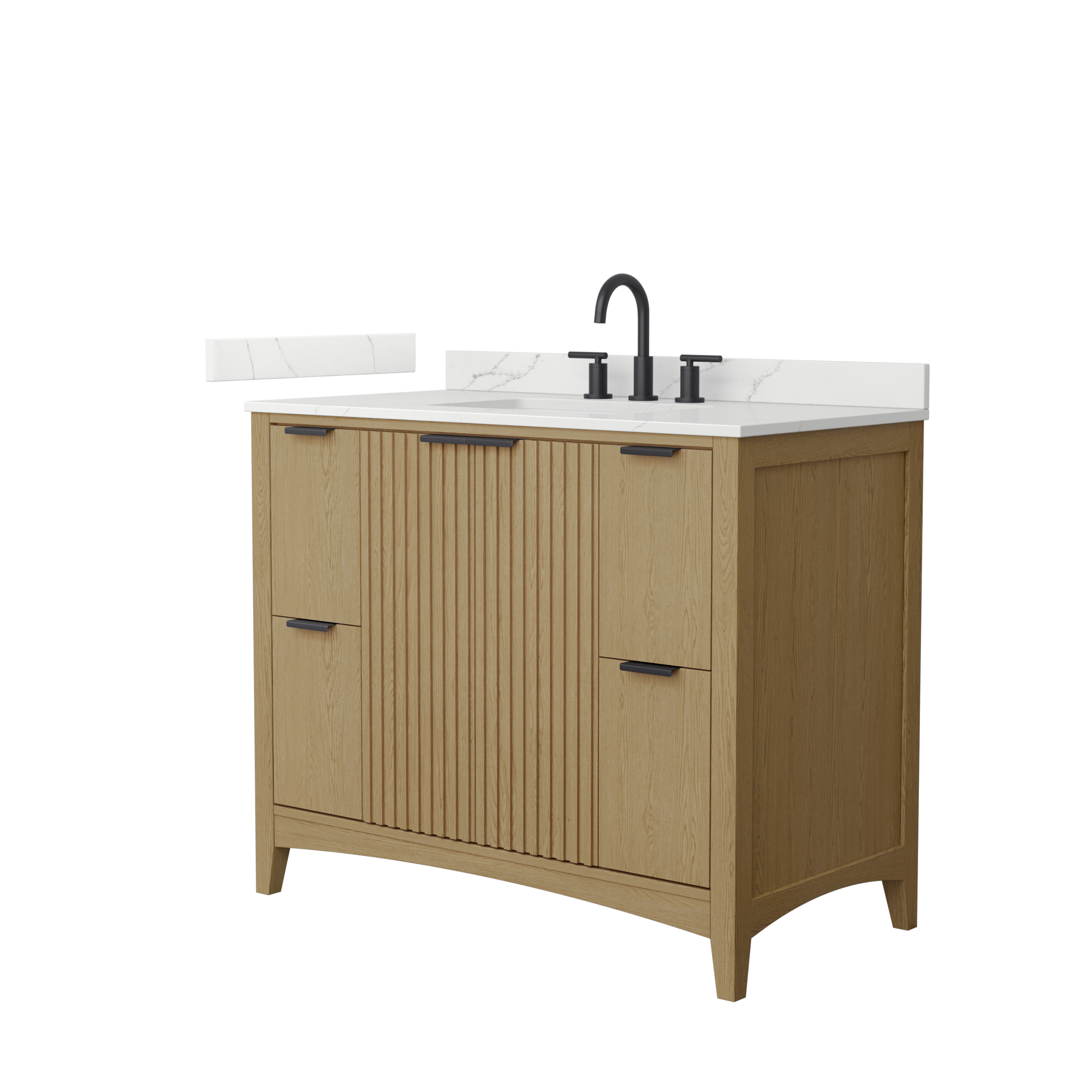 Palmilla 42" Single Vanity - Natural Oak WC-9191-42-SGL-VAN-NAO