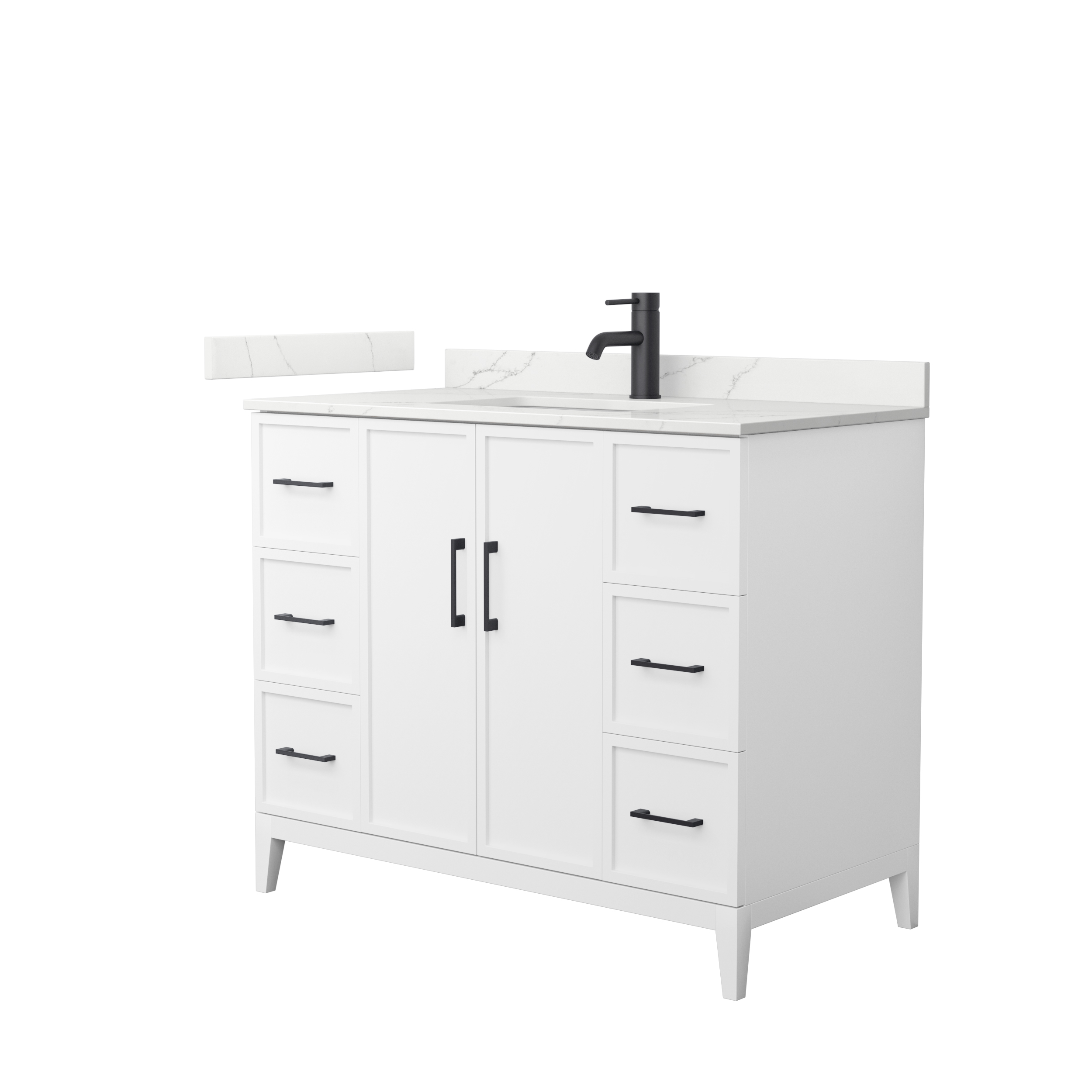 Elan 42" Single Bathroom Vanity by Wyndham Collection - White WC-7171-42-SGL-VAN-WHT