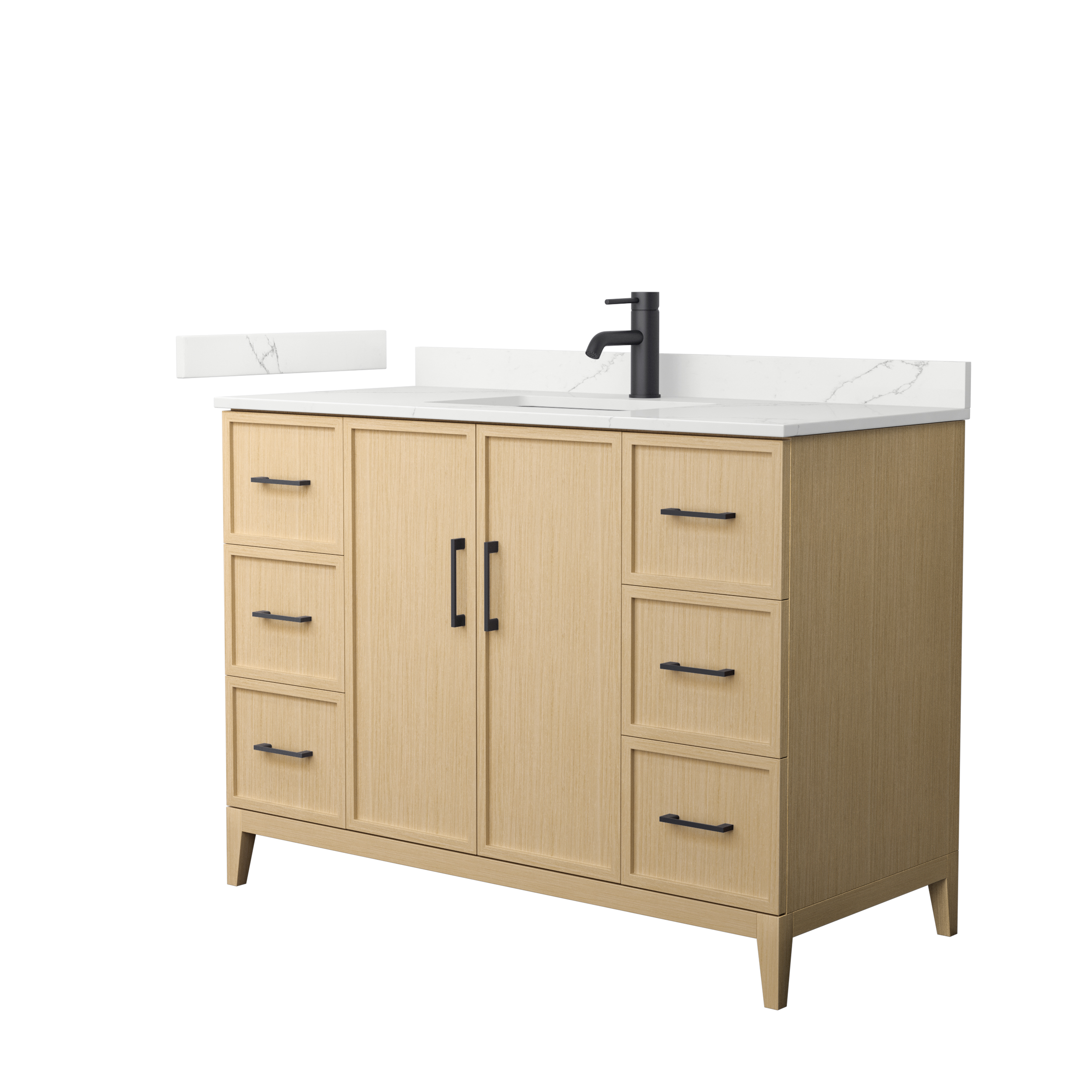 Elan 48" Single Bathroom Vanity by Wyndham Collection - White Oak WC-7171-48-SGL-VAN-WHO