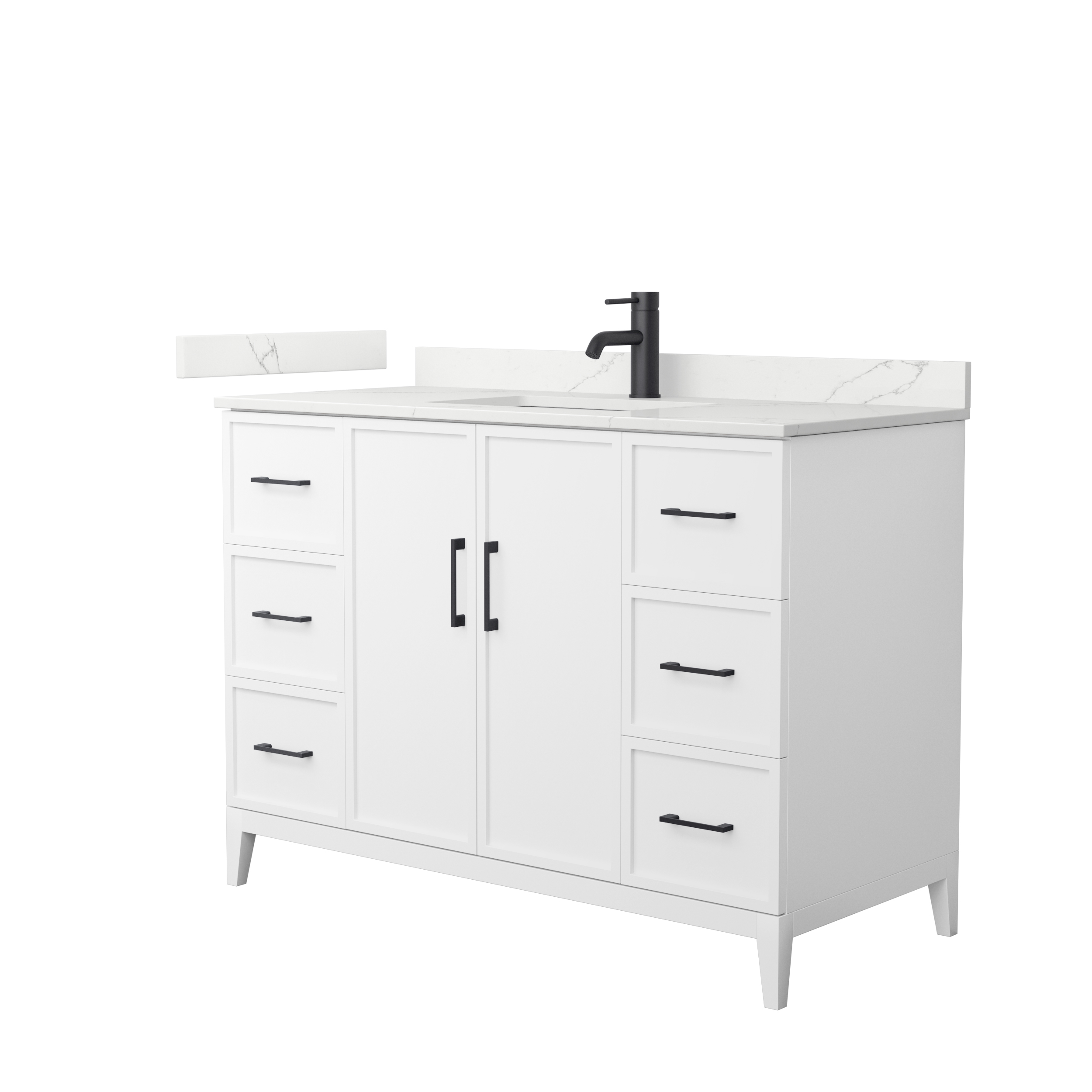 Elan 48" Single Bathroom Vanity by Wyndham Collection - White WC-7171-48-SGL-VAN-WHT