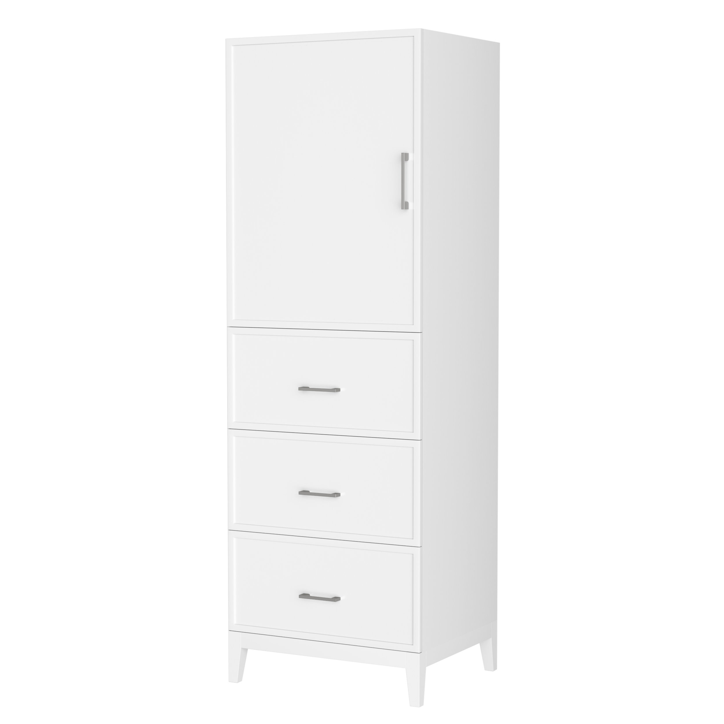 Elan Linen Tower - White WC-7171-LT-WHT