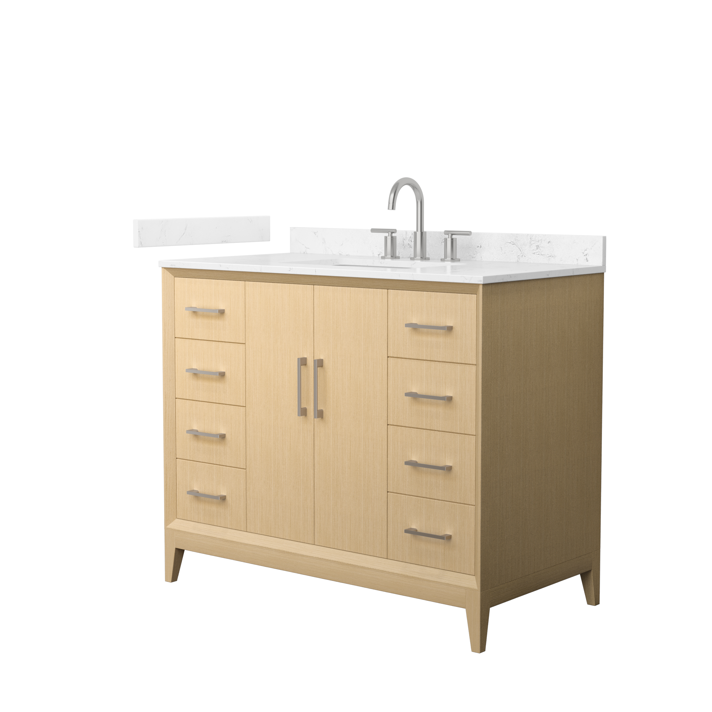 Janna 42" Single Bathroom Vanity - White Oak WC-7575-42-SGL-VAN-WHO