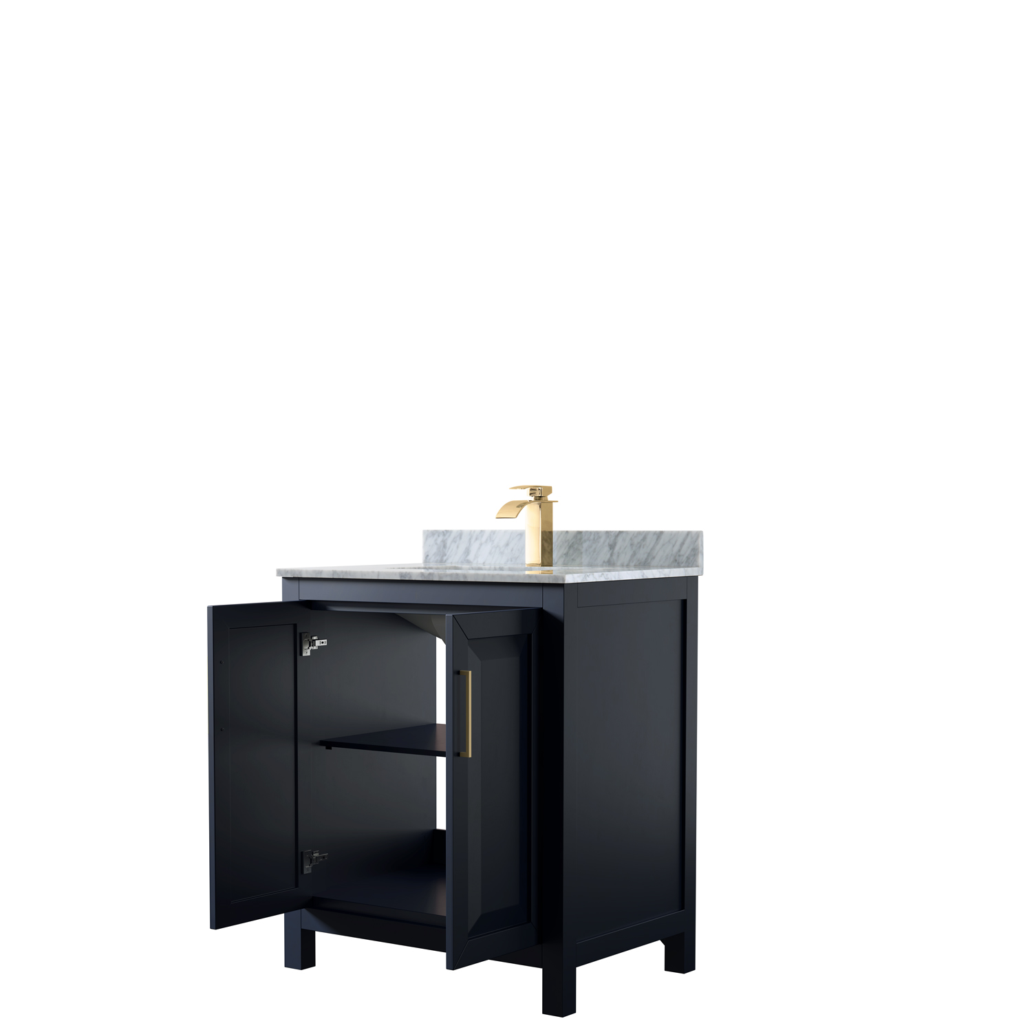 Daria 30 Vanity - Dark Blue  Beautiful bathroom furniture for every home  - Wyndham Collection