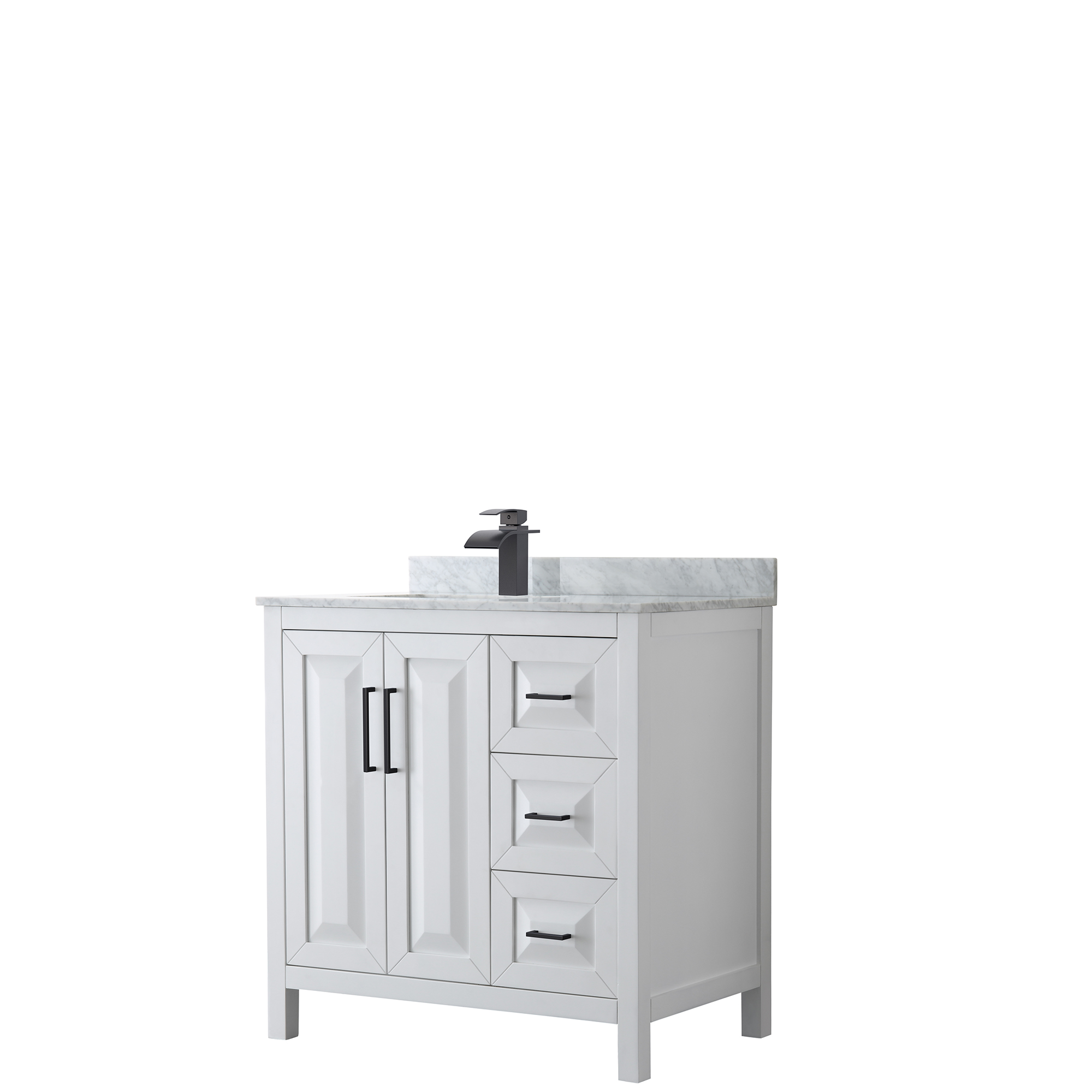 Daria 30 Vanity - Dark Blue  Beautiful bathroom furniture for every home  - Wyndham Collection