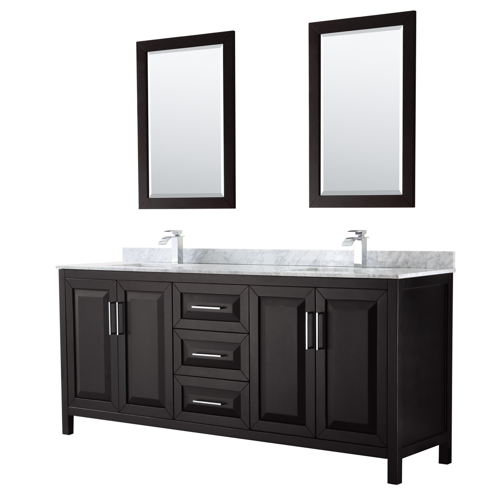 Daria 80 Double Bathroom Vanity Dark Espresso Beautiful Bathroom Furniture For Every Home Wyndham Collection