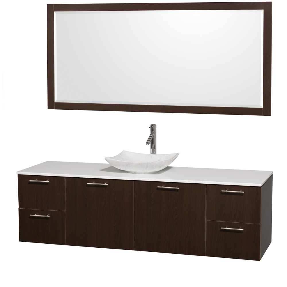 Amare 72 Wall Mounted Single Bathroom Vanity Set With Vessel Sink Espresso Beautiful Bathroom Furniture For Every Home Wyndham Collection Amare 72 Wall Mounted Single Bathroom Vanity Set With Vessel Sink Espresso Beautiful Bathroom Furniture For Every Home Wyndham Collection