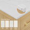 Custom image for Rift Oak with Brushed Nickel Trim / Carrara Cultured Marble / No Mirror