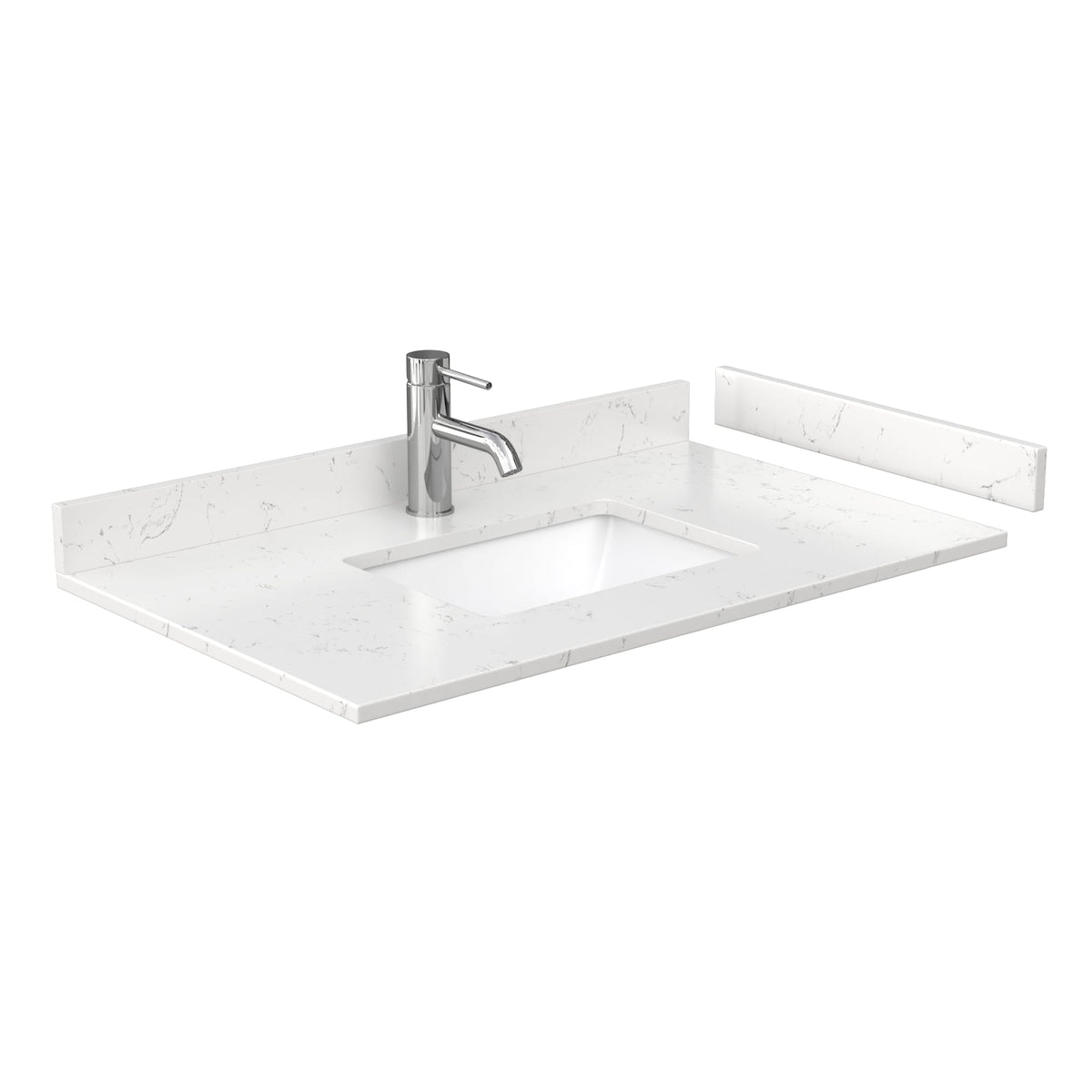 Countertop with Undermount Sink 36 inch Single hole