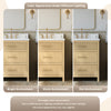 Custom image for Scandinavian Oak with Matte Black Trim / No Mirror