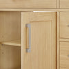 Custom image for Rift Oak with Brushed Nickel Trim / Carrara Cultured Marble / No Mirror