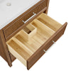 Custom image for Toasted Walnut with Brushed Nickel Trim / No Mirror