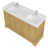 Custom image for Honey Oak with Polished Chrome Trim / Giotto Quartz / No Mirror