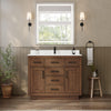 Custom image for Dark Oak with Matte Black Trim / Giotto Quartz / No Mirror