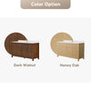 Custom image for Dark Walnut with Matte Black Trim / White Quartz / No Mirror