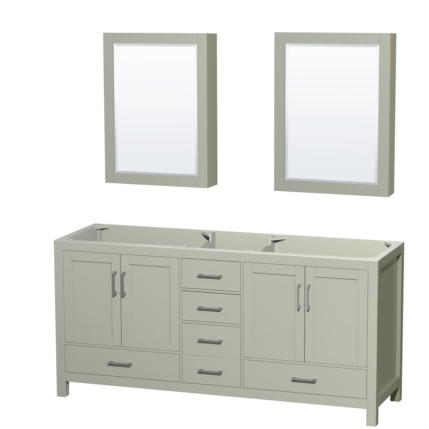 Sheffield Bathroom Vanity Cabinet 72 inch Double Sink