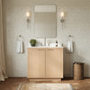 Custom image for Light Straw with Brushed Nickel Trim / Giotto Quartz / No Mirror