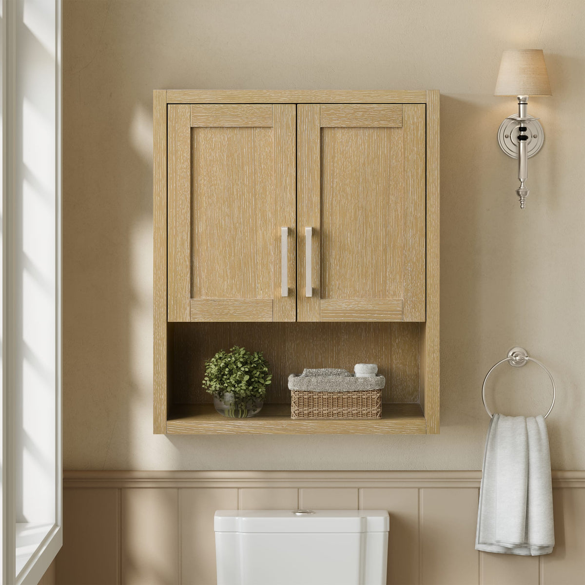 Beckett Over the Toilet Storage Wall Cabinet