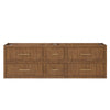 Custom image for Toasted Walnut with Satin Bronze Trim / No Mirror