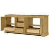 Custom image for Honey Oak with Polished Chrome Trim / No Mirror