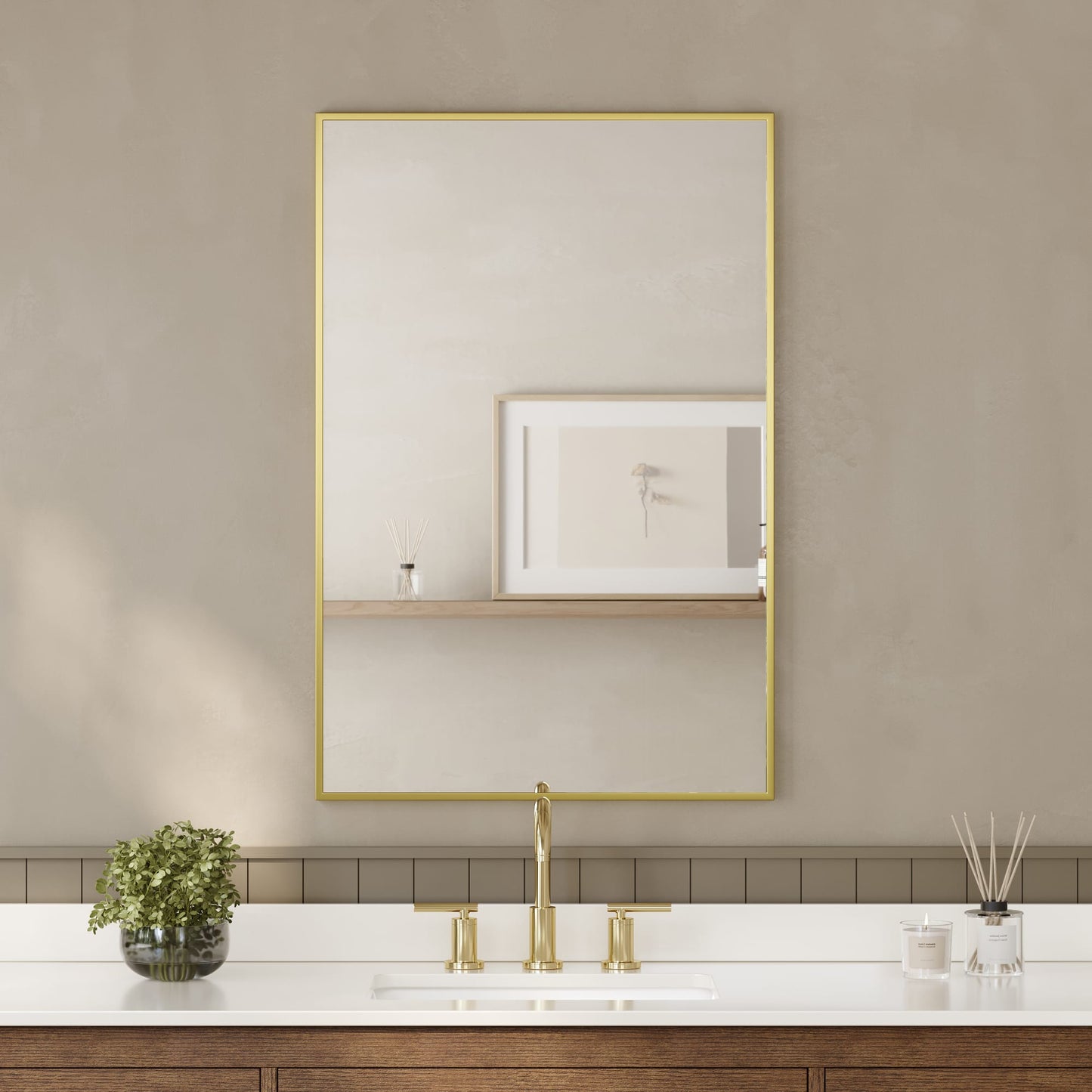 Hudson Bathroom Mirror 24 inch