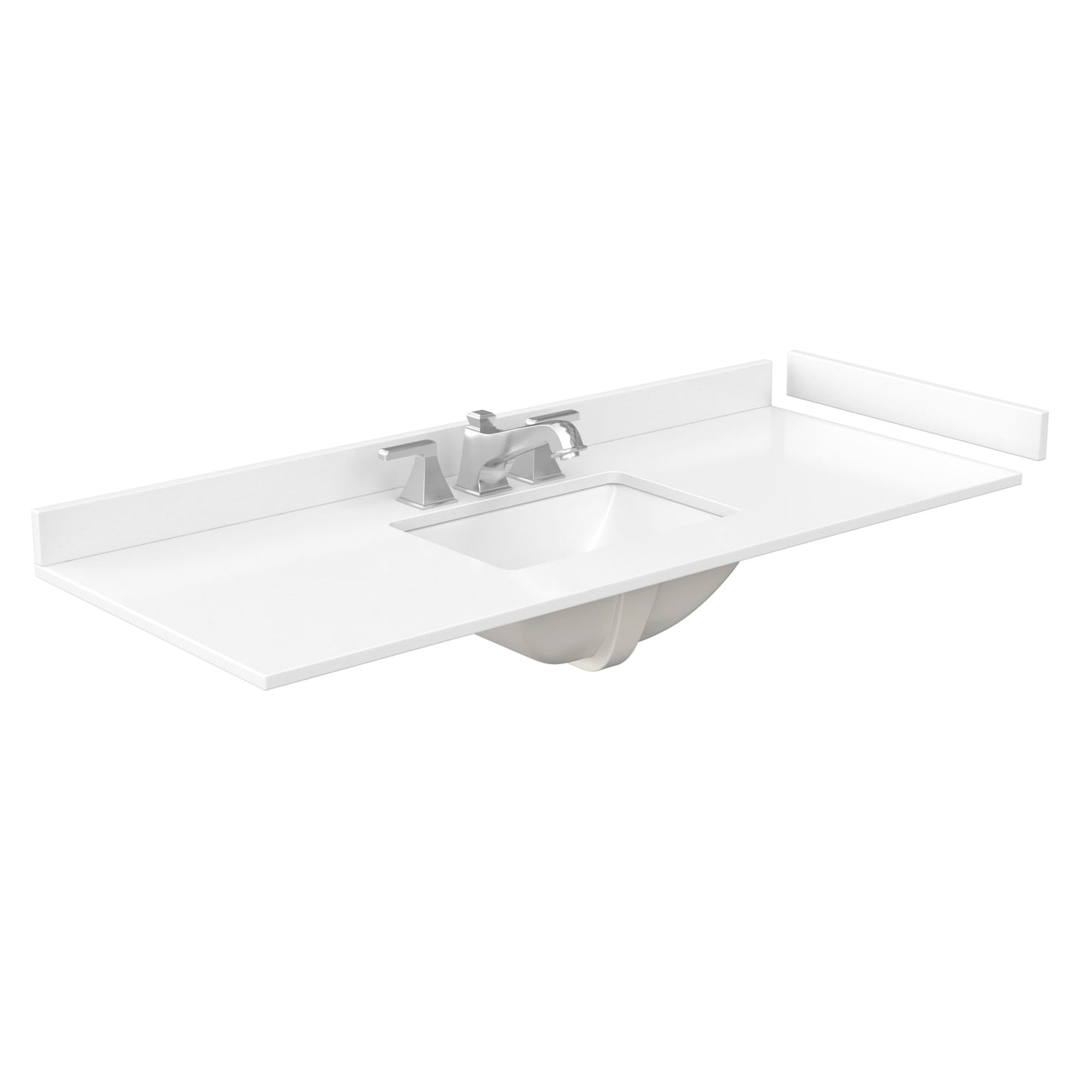 Countertop with Undermount Sink 54 inch 3-hole