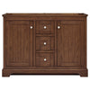 Custom image for Dark Walnut with Polished Chrome Trim / No Mirror