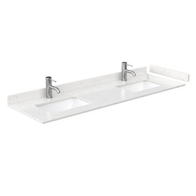 Countertop with Undermount Sink 66 inch Single hole