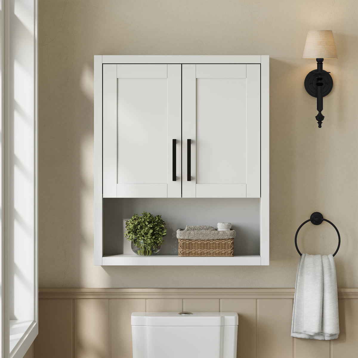 Beckett TK Over the Toilet Storage Wall Cabinet