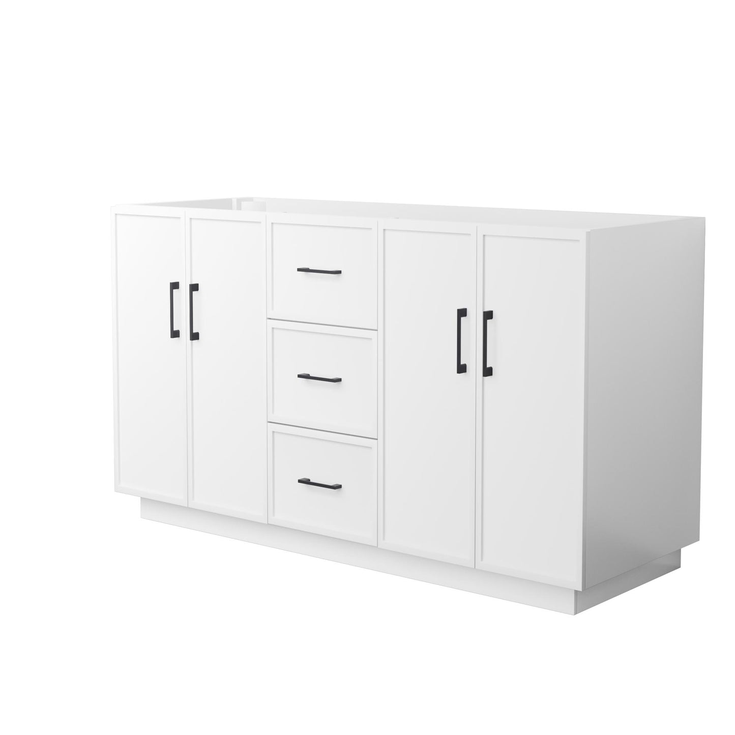 Elan TK Bathroom Vanity Cabinet 60 inch Double Sink