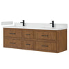 Custom image for Toasted Walnut with Matte Black Trim / Giotto Quartz / No Mirror
