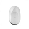 Custom image for White with Shiny White Trim and Brushed Gold Faucet / 55