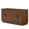 Custom image for Dark Oak with Matte Black Trim / No Mirror