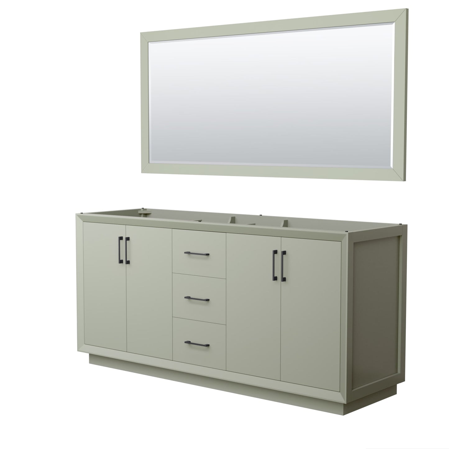Strada Bathroom Vanity Cabinet 72 inch Double Sink