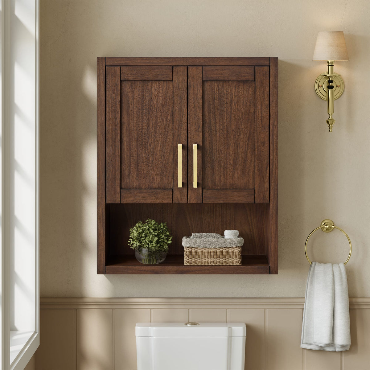 Beckett Over the Toilet Storage Wall Cabinet