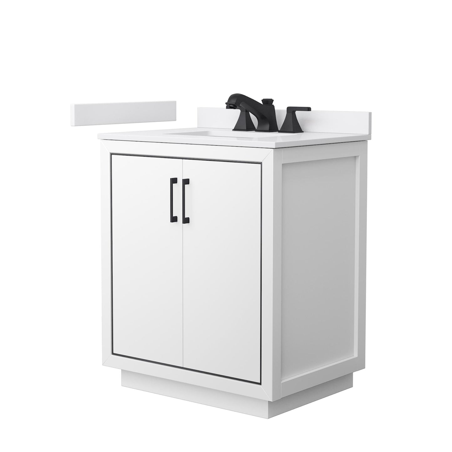 Icon Bathroom Vanity with Countertop 30 inch Single Sink 3-hole Faucet Setup