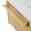 Custom image for Scandinavian Oak with Brushed Nickel Trim / No Mirror