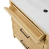 Custom image for Scandinavian Oak with Matte Black Trim / No Mirror