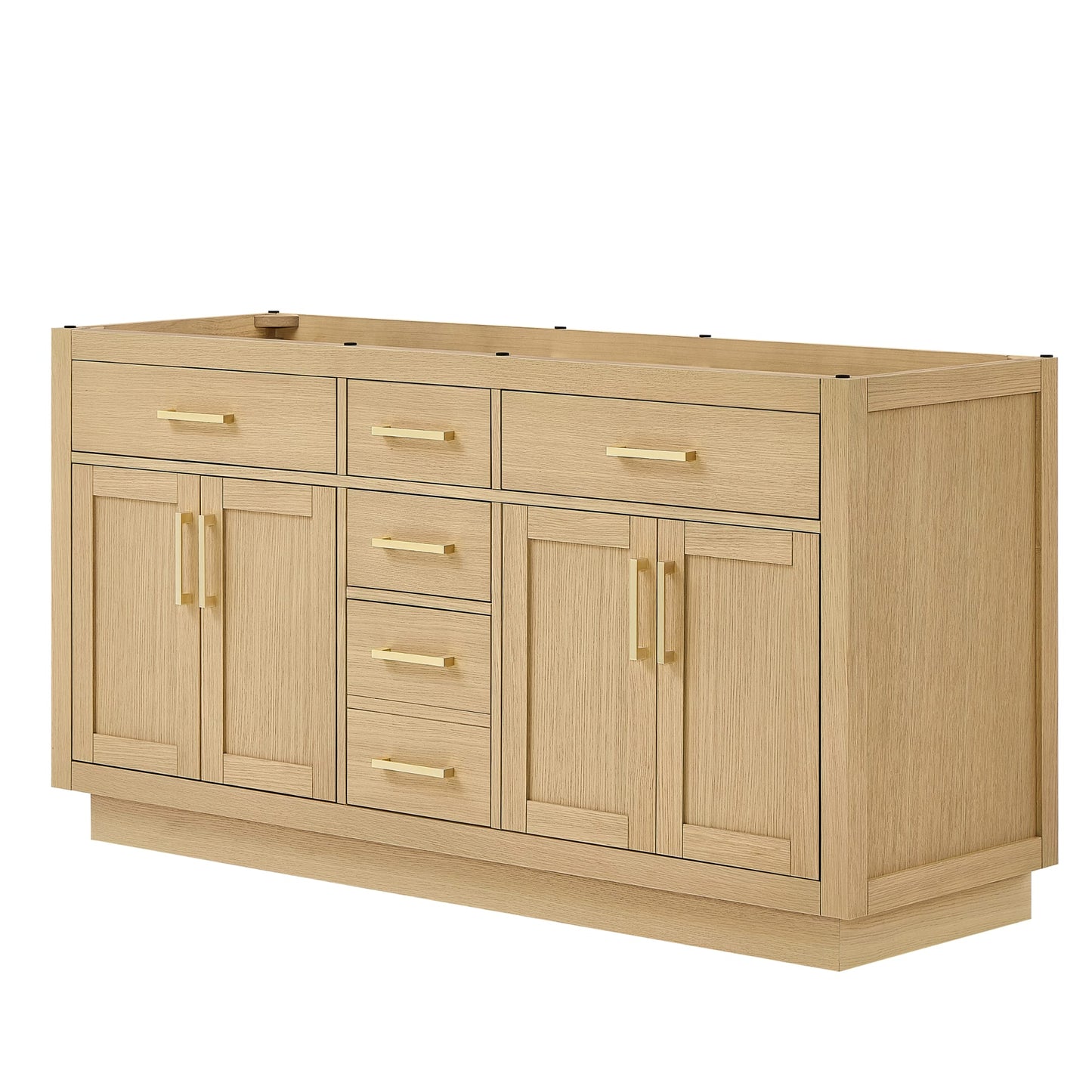 Beckett TK Bathroom Vanity Cabinet 66 inch Double Sink