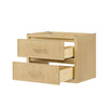 Custom image for Scandinavian Oak with Satin Bronze Trim / No Mirror